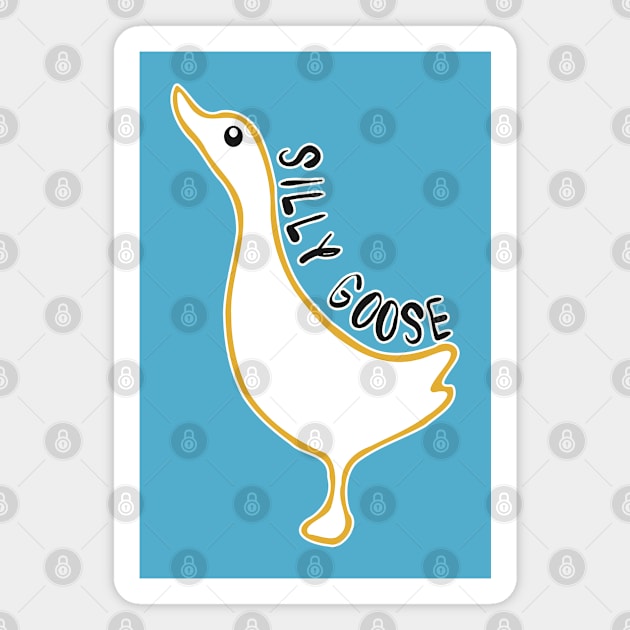 Silly Goose Magnet by SandraKC